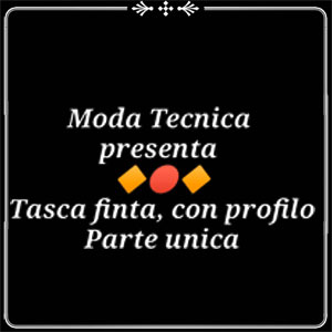 Lezione 38: Tasca finta con profilo (parte unica) Realizzazione completamento (video corso di taglio e cucito professionale)