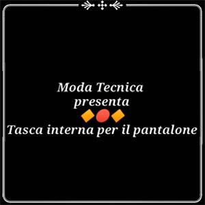 Lezione 41: Tasca interna per pantalone (parte unica) Realizzazione completamento (video corso di taglio e cucito professionale)